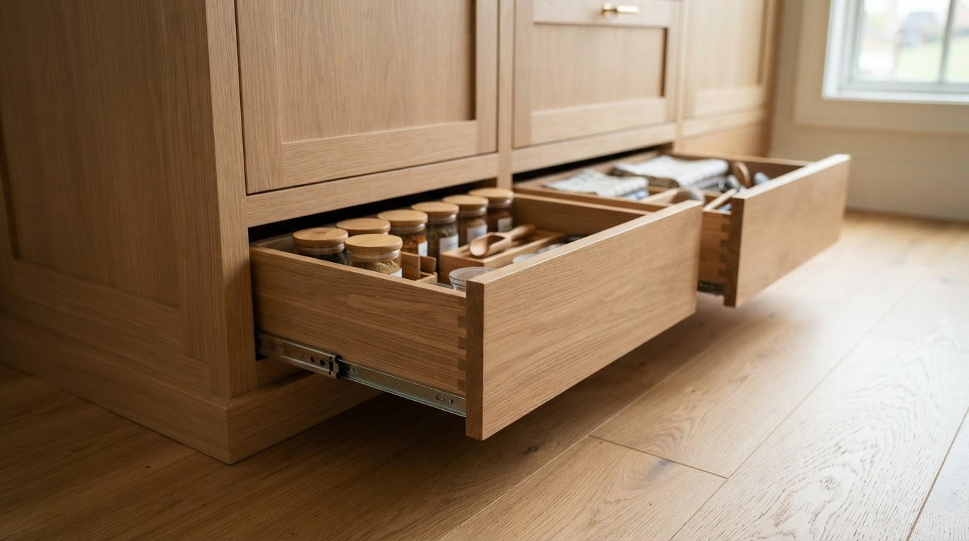 Custom joinery detail in a Middle Dural kitchen renovation