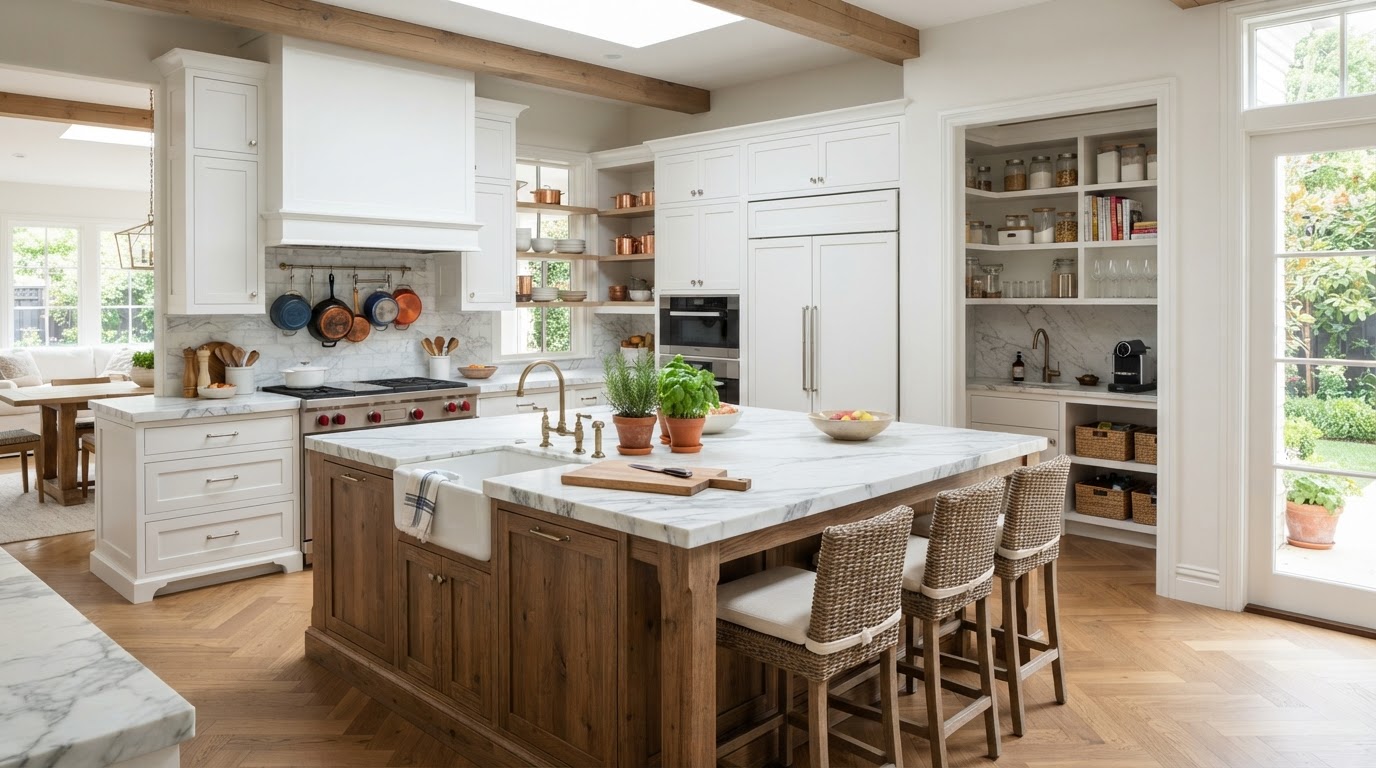 Custom joinery detail in a Gordon kitchen renovation
