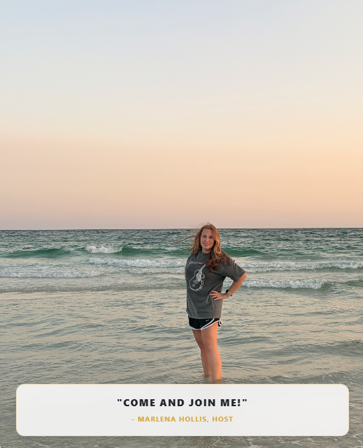 2026 Sacred Spaces Women's Retreat — Marlena Hollis inviting you to join at Panama City Beach, FL