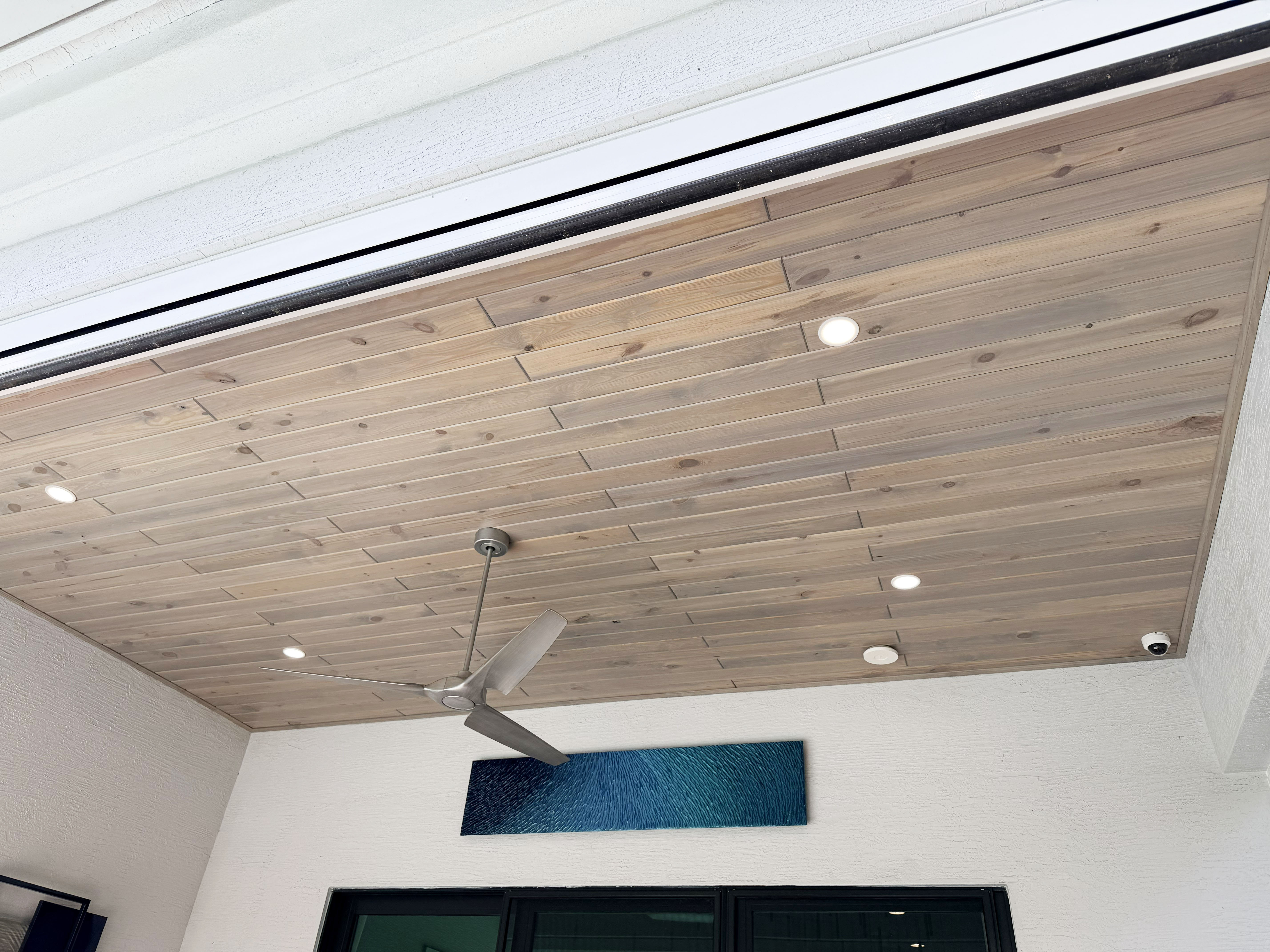 Custom Wood Ceiling Finish