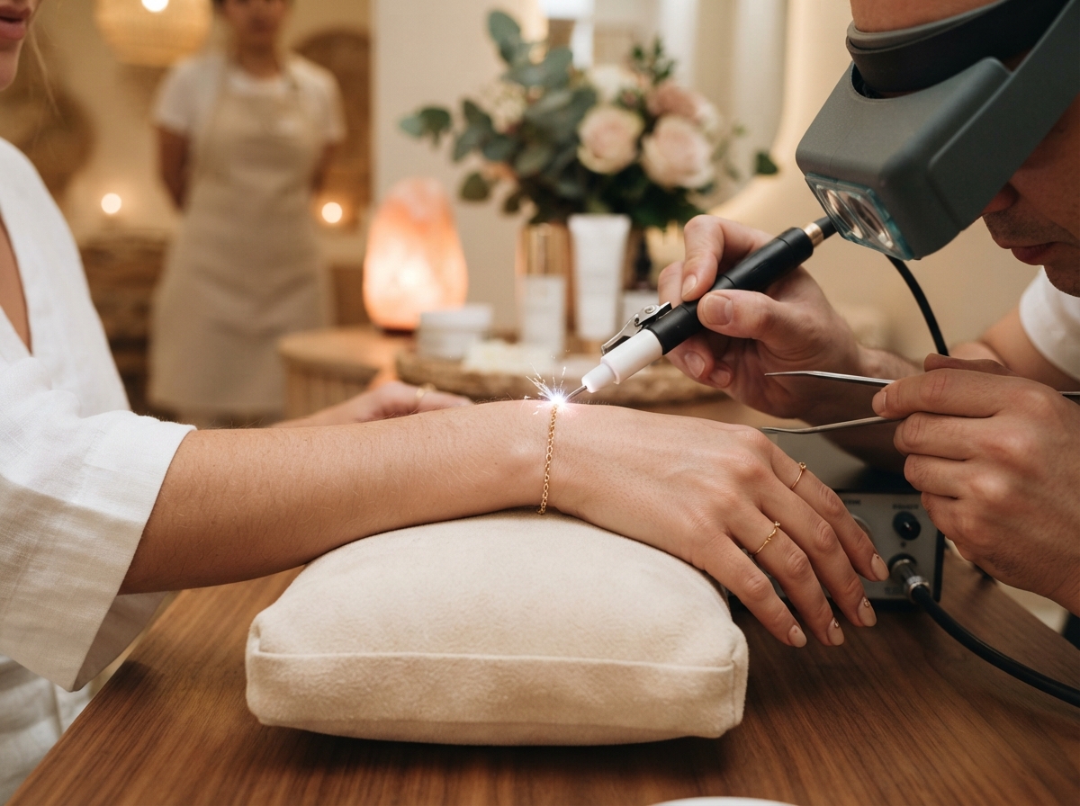 Owasso Permanent Jewelry treatment