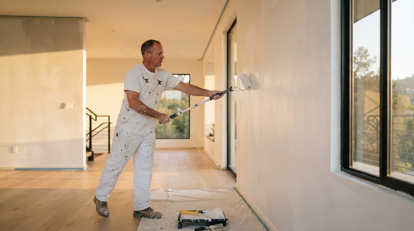 Painters professional at work