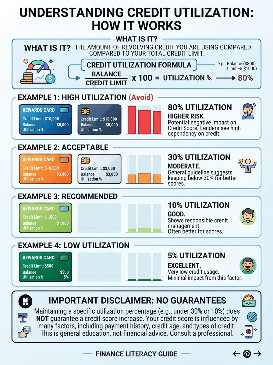 Credit utilization calculator examples for people searching for quick ways to boost credit score