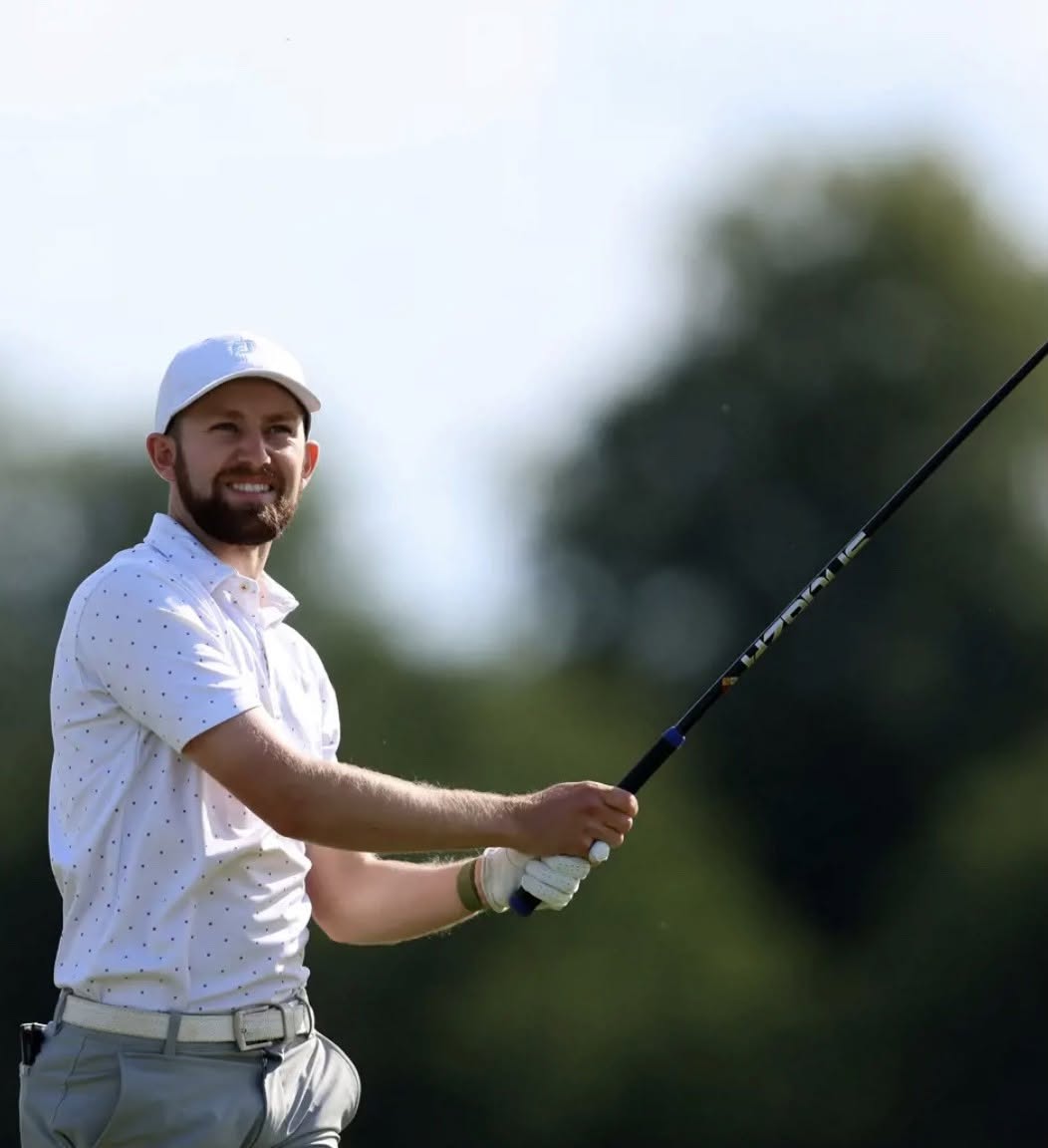 Jack Pope playing golf