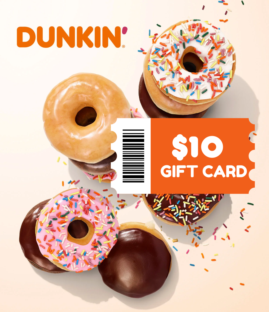 $10 Dunkin' Gift Card