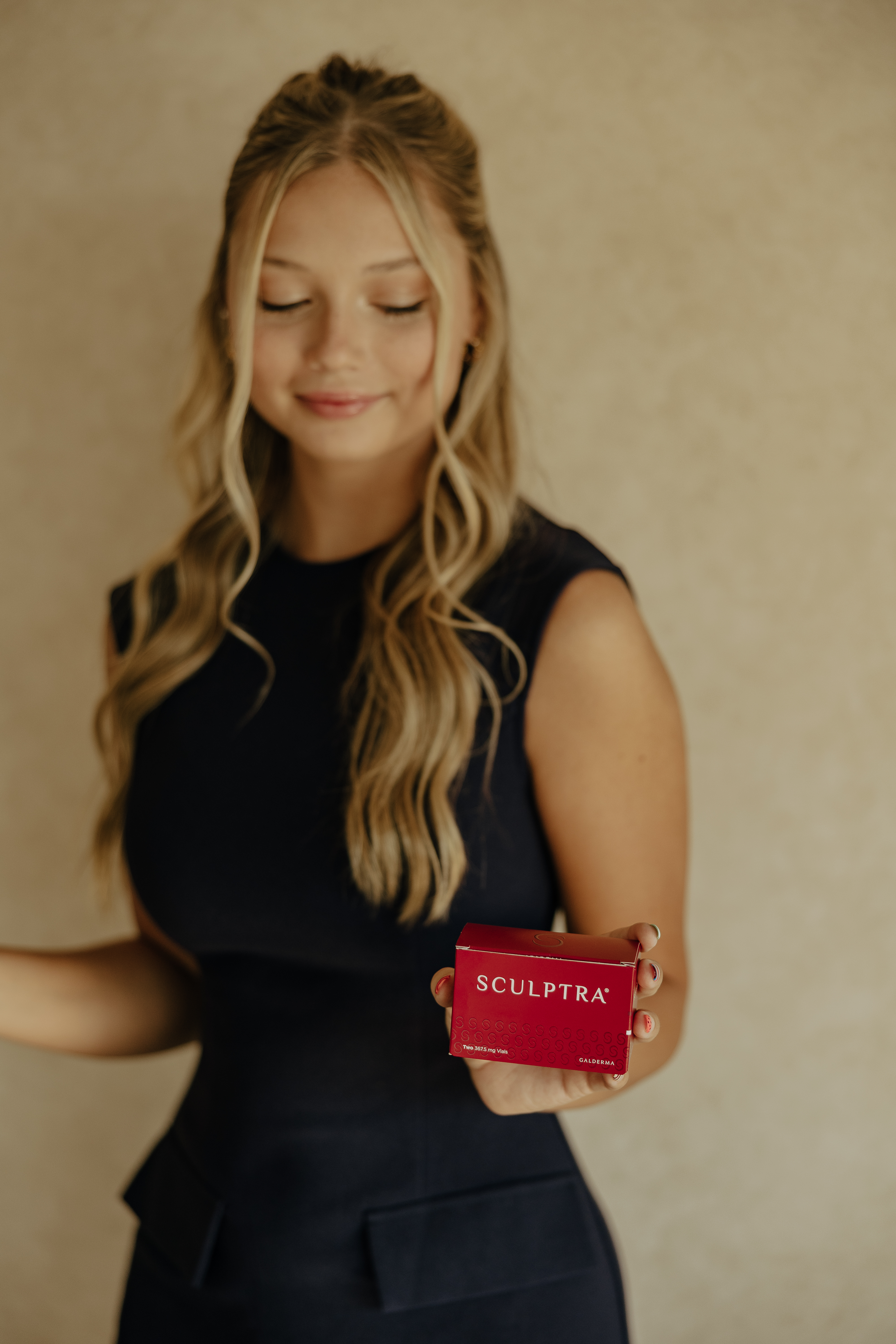 Sculptra collagen-stimulating injectable product