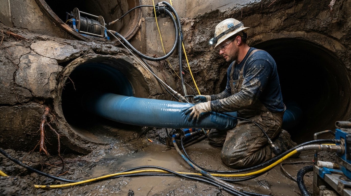 Pipe lining near Longmont