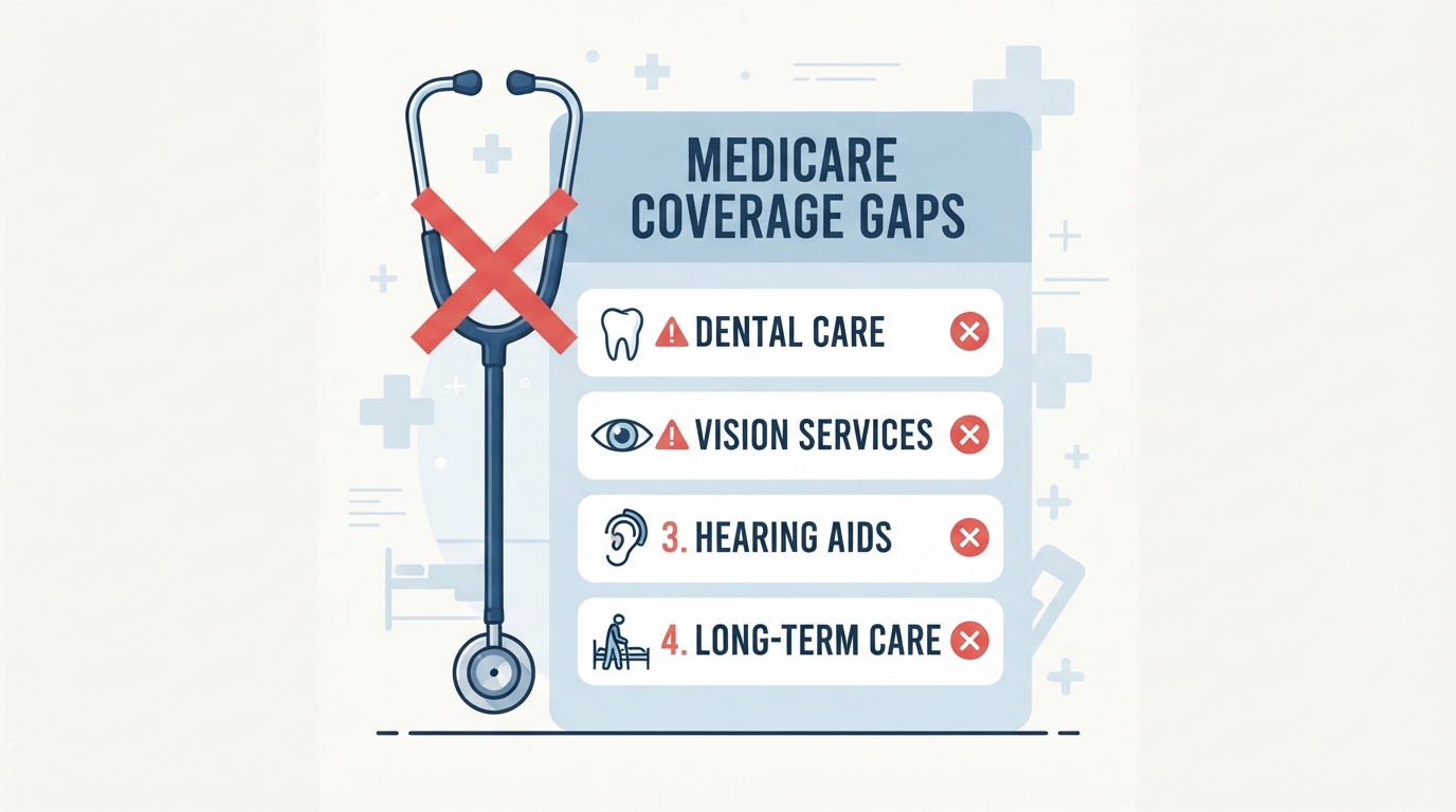 Original Medicare doesn't cover everything