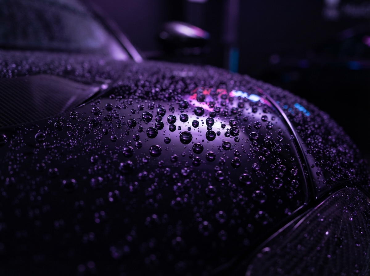 Ceramic coating water beading on luxury car paint β SPEC-02 Protection Lab