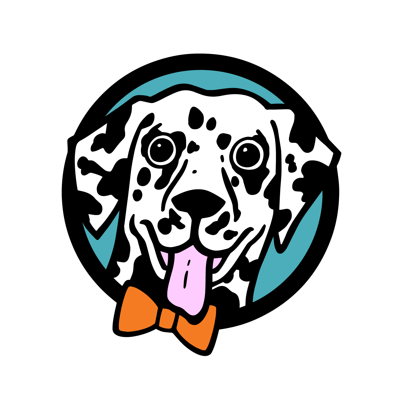 Cute Dalmatian illustration