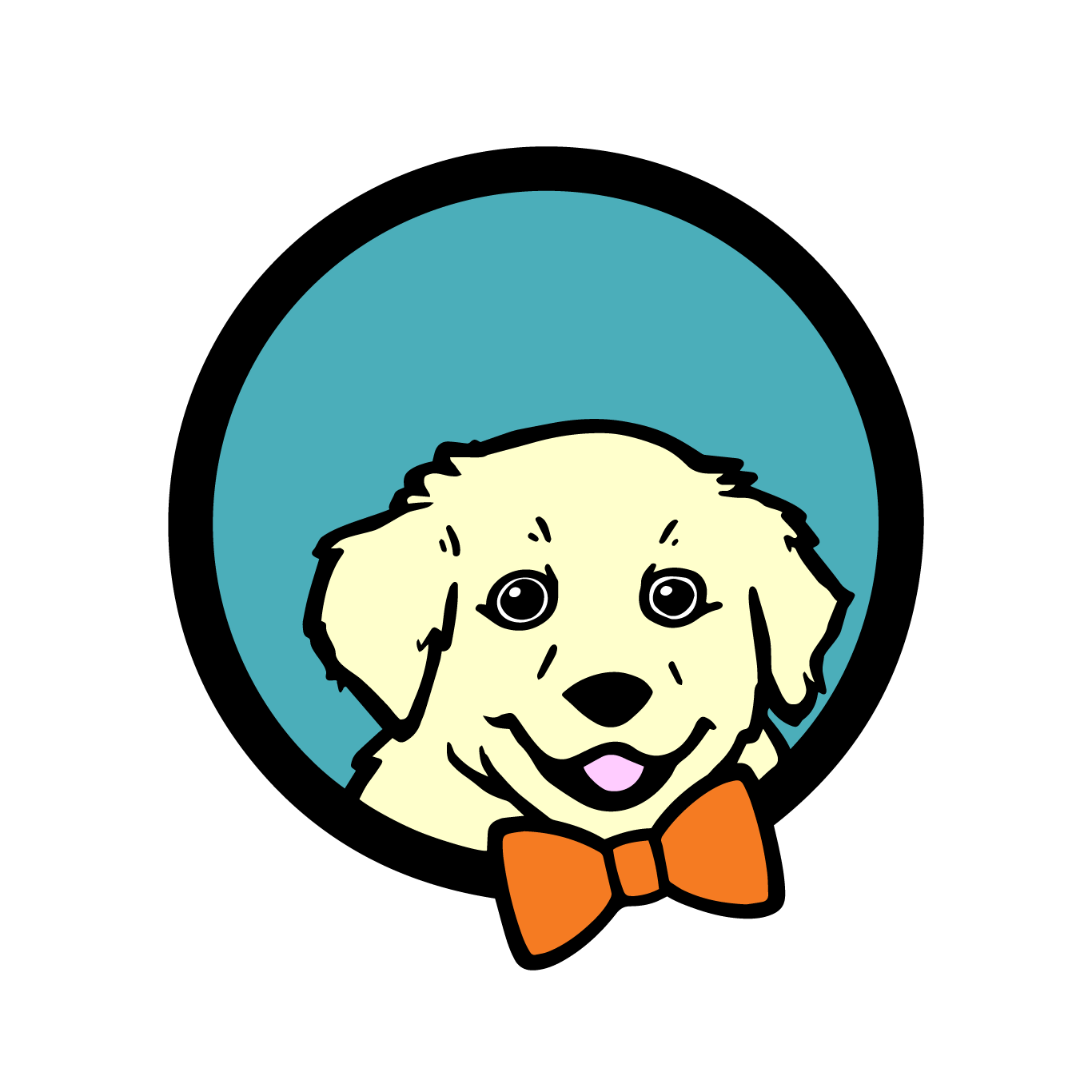 Cute puppy illustration
