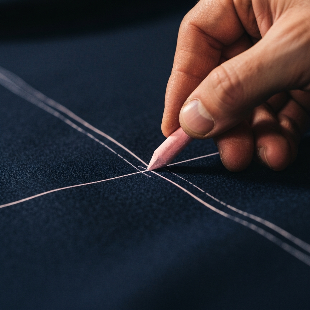 Chalking fabric