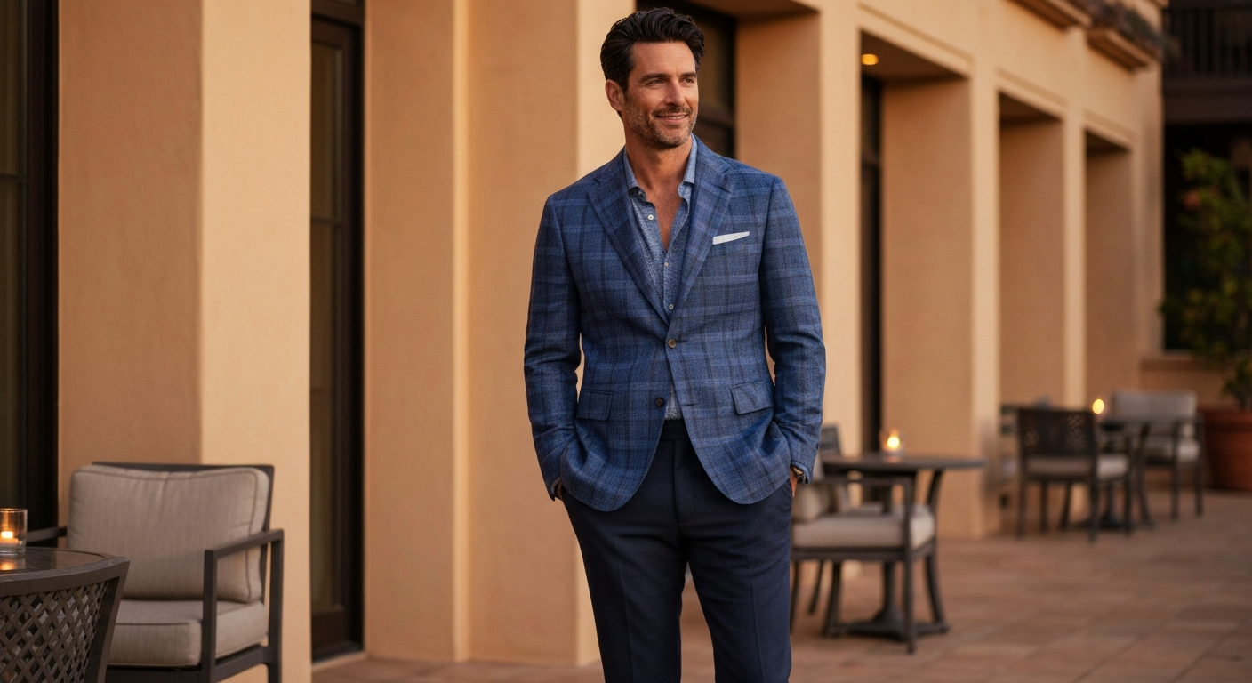 An anonymous professional in a sophisticated sport coat
