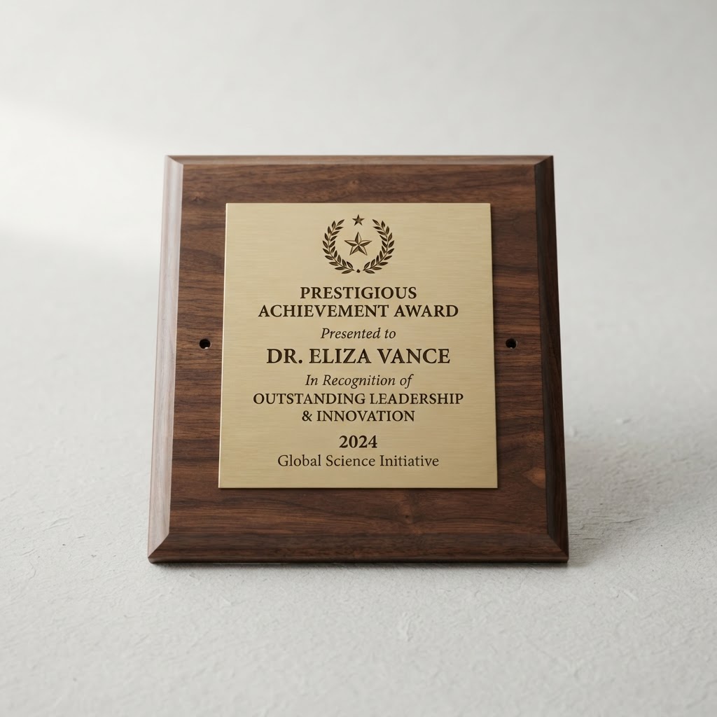 Walnut Wood Plaque