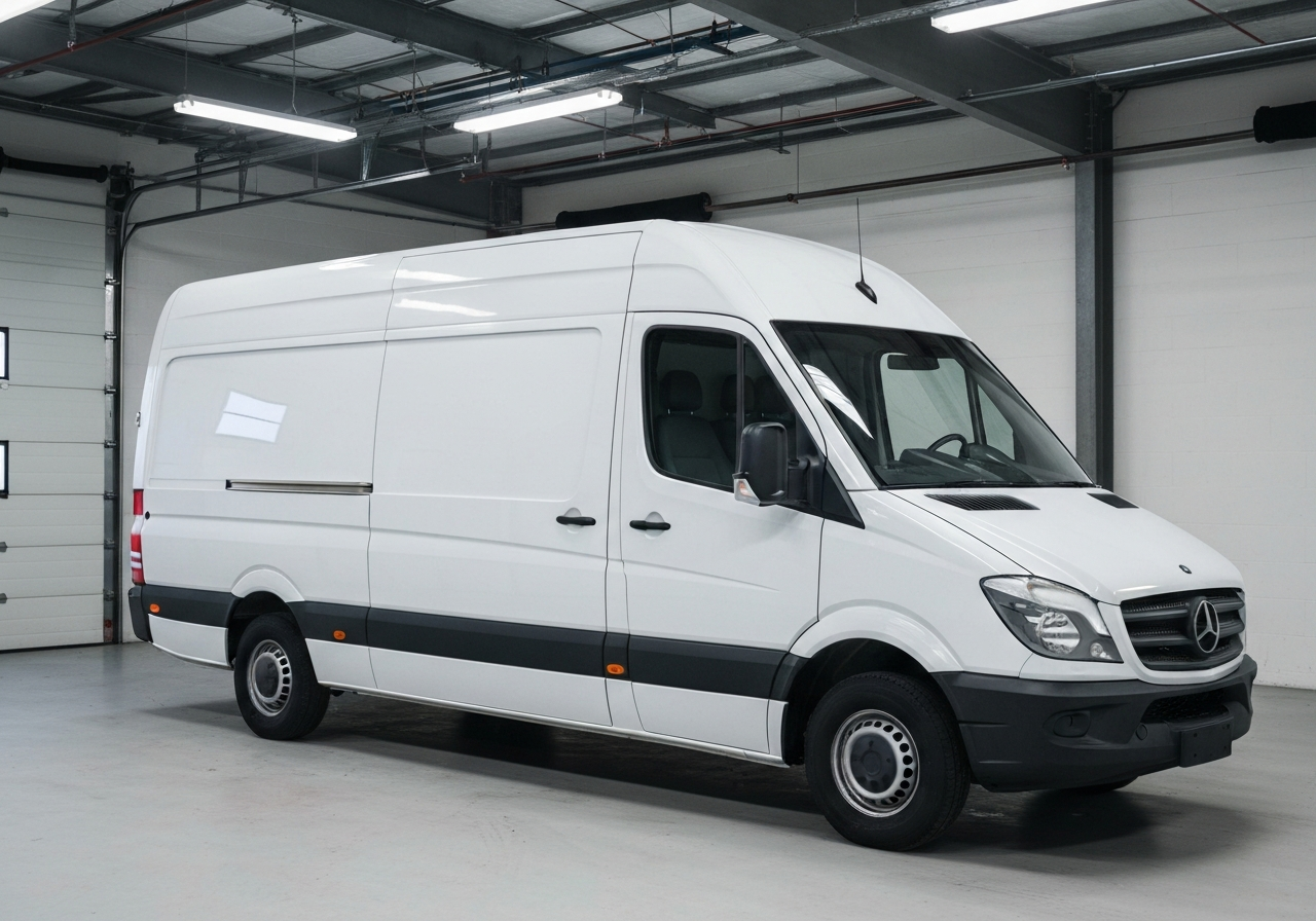 Commercial Van Wrap - Before