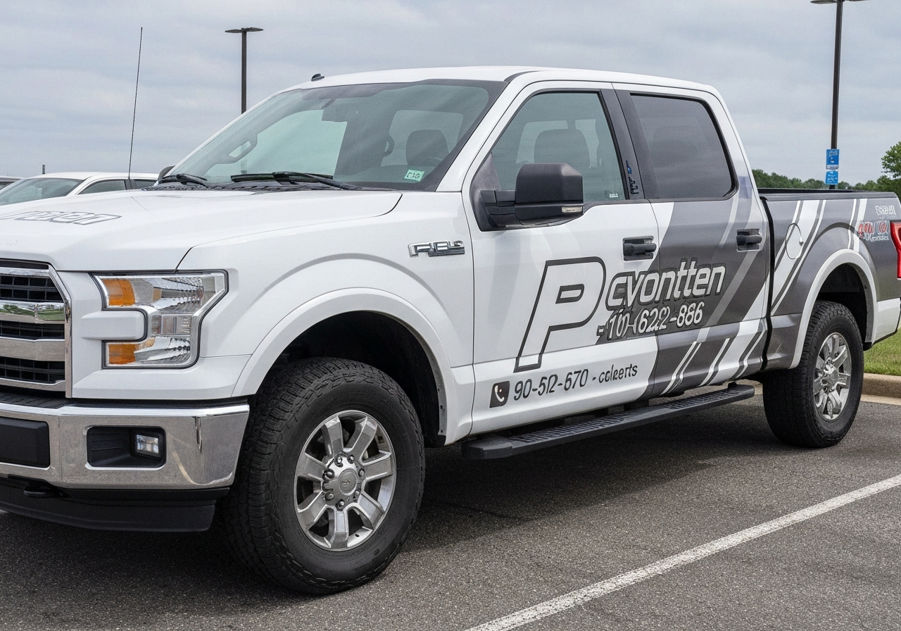 Fleet Truck Branding - After