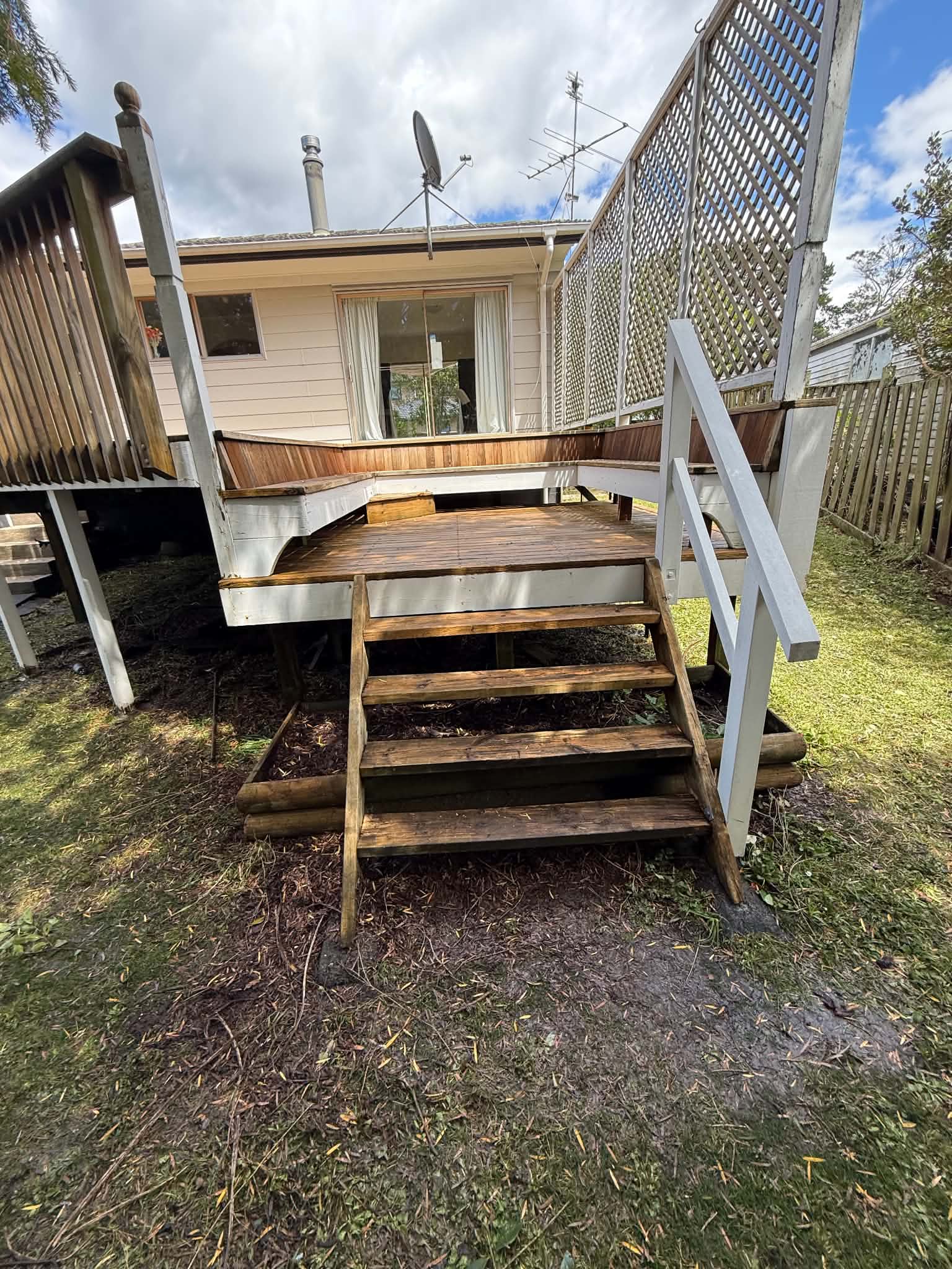 Deck after water blasting