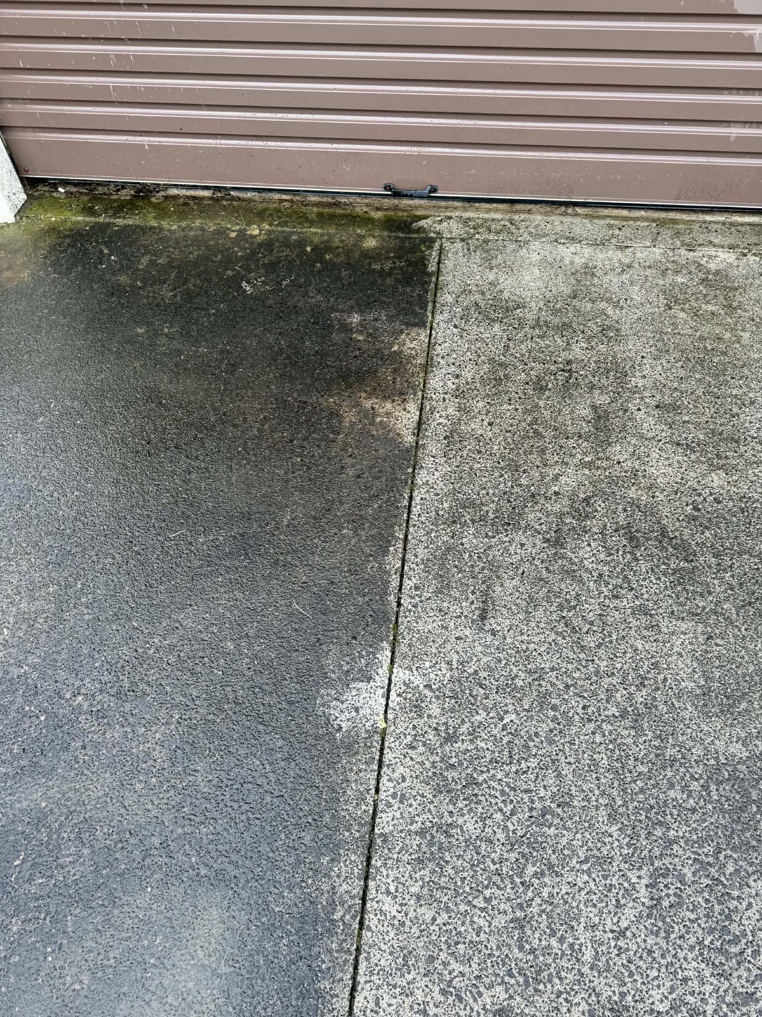 Driveway water blasting difference