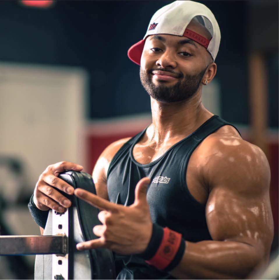 Trainer in gym