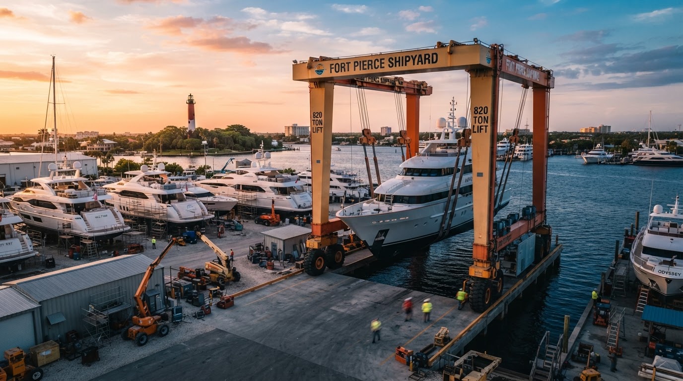 Derecktor Fort Pierce Shipyard: What the Megayacht Yard Means for Real Estate