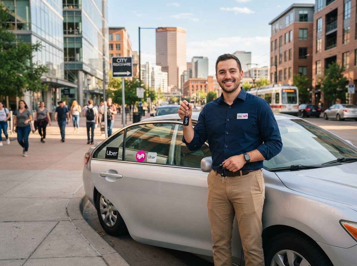 Rideshare driver in Dallas, Texas