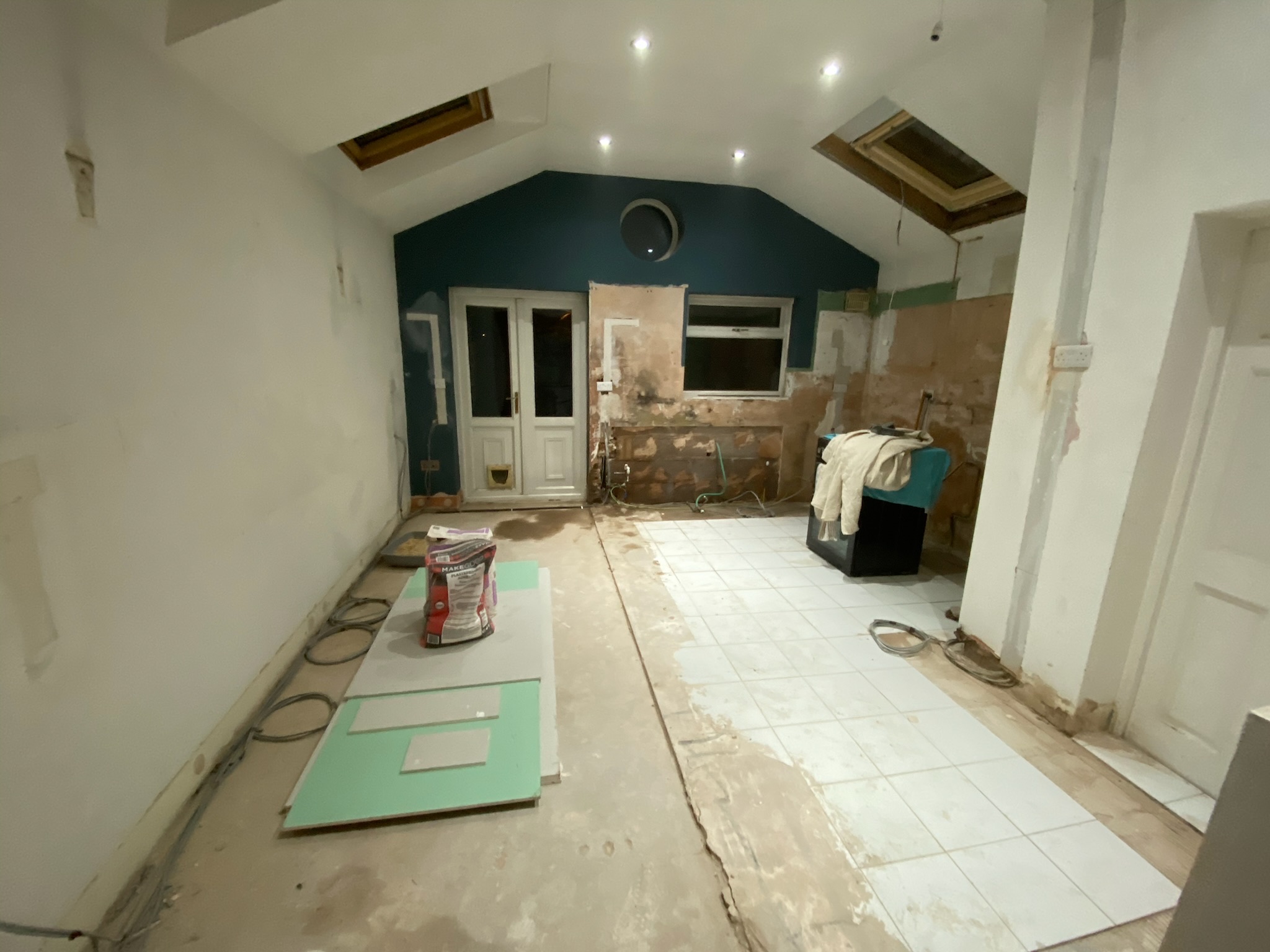 Existing kitchen before renovation work began