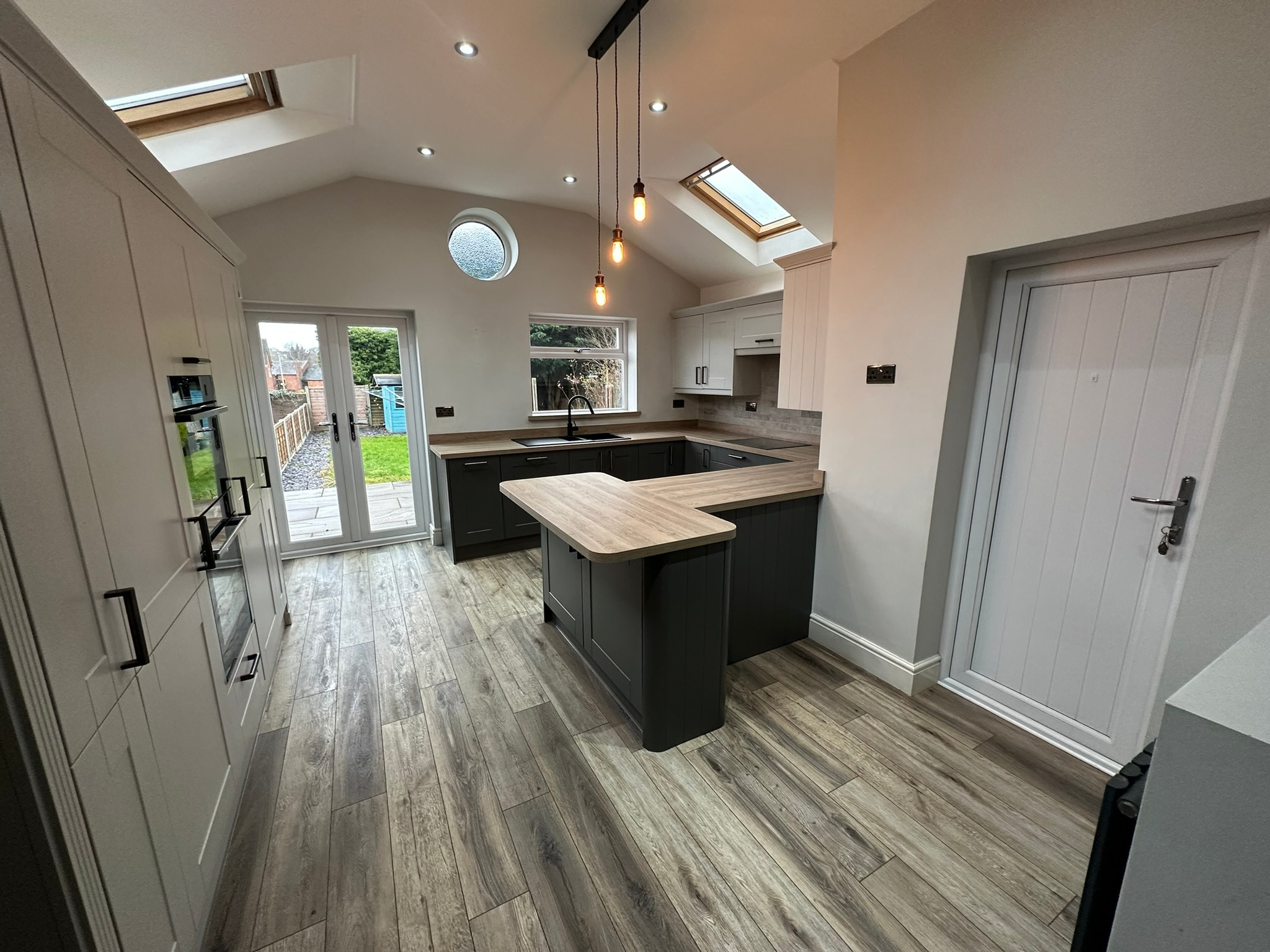 Completed kitchen renovation by Milano Home Improvement Ltd
