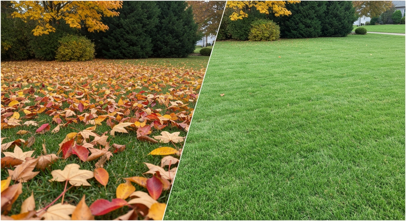 Spring Cleanup Before and After