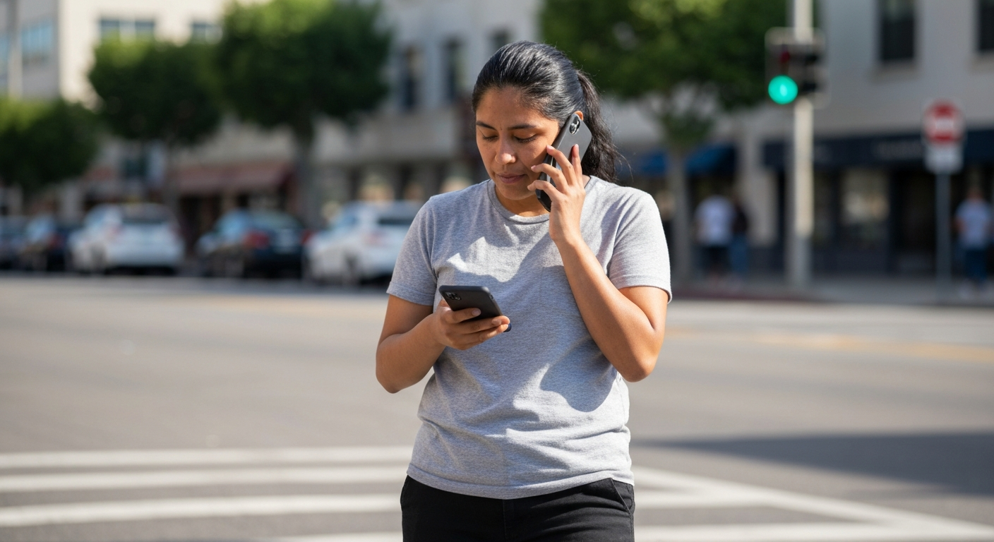 Customer switching between texting and calling a business during one ongoing conversation
