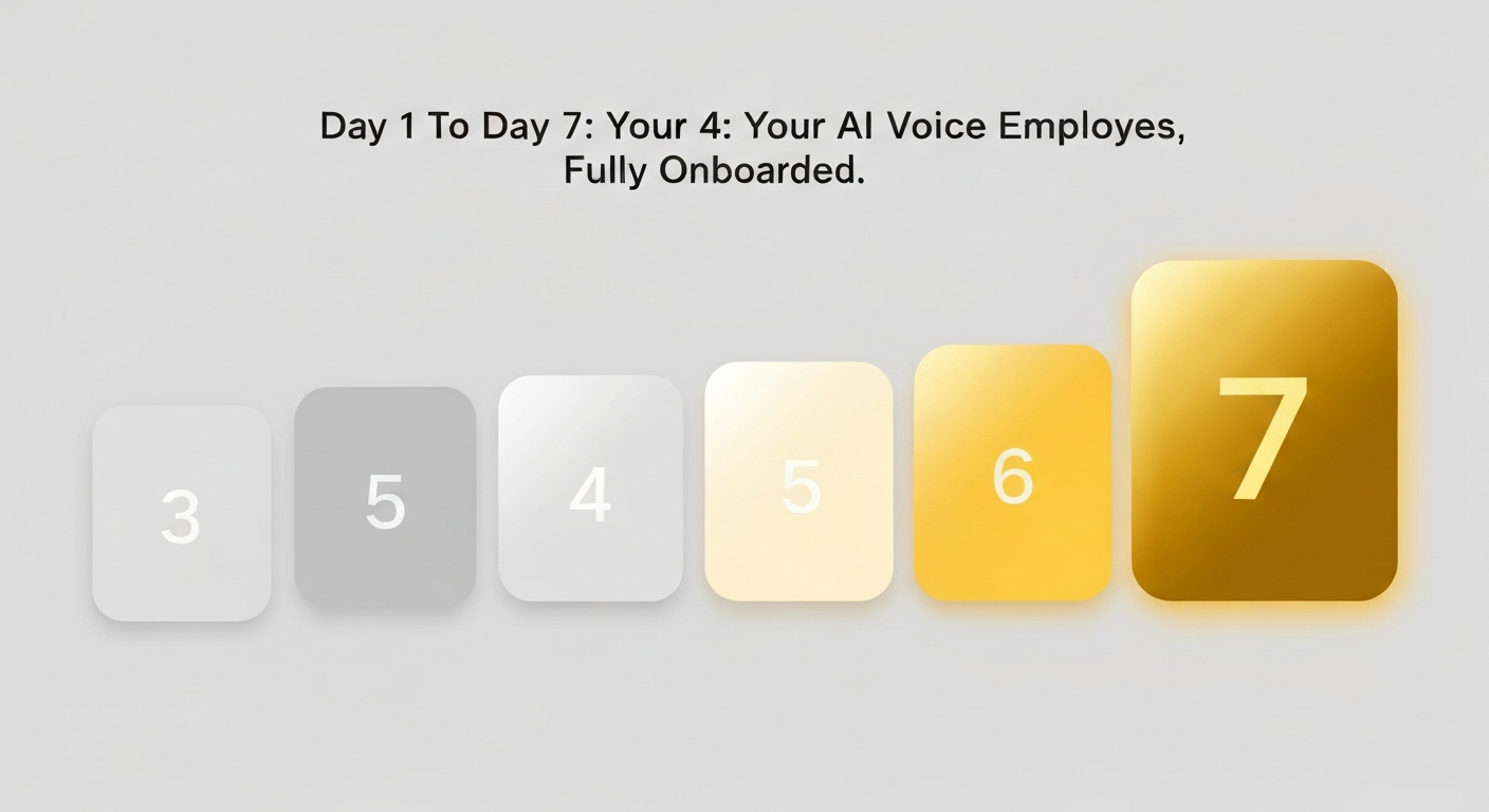 How to Onboard Your First AI Voice Employee in 7 Days