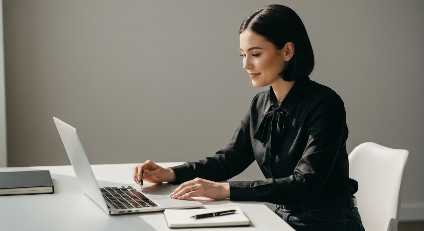 Business owner reviewing the onboarding process for their first AI employee