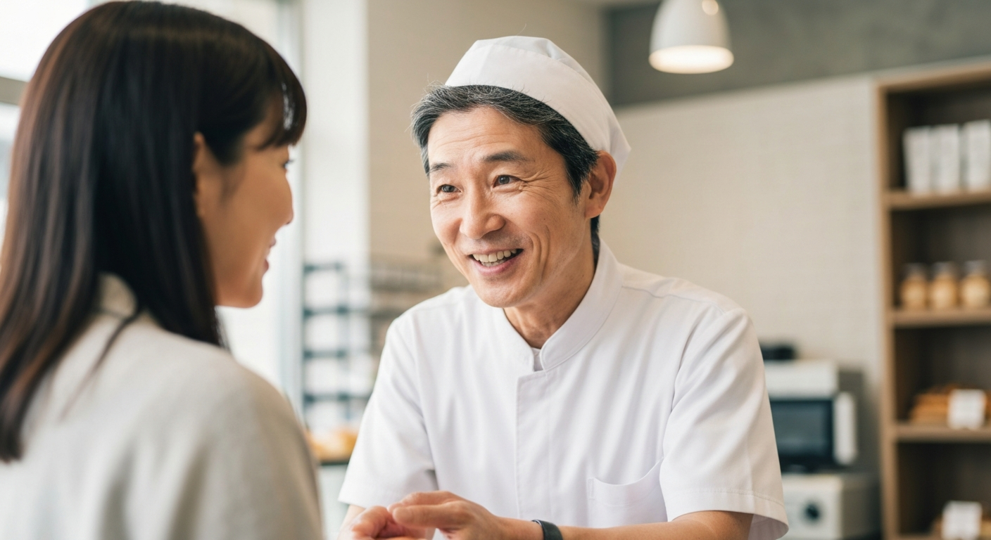 Staff member fully focused on a customer interaction without phone interruptions