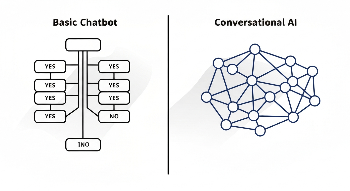 Basic Chatbots vs. Conversational AI: Understanding the Difference