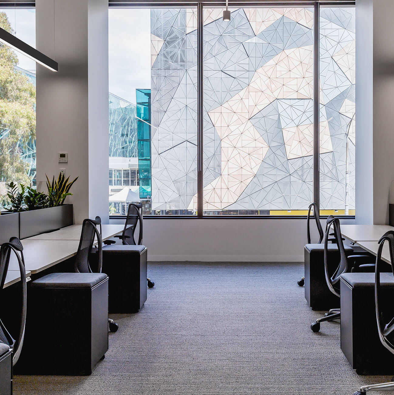 Commercial vinyl flooring installed in a Melbourne commercial space