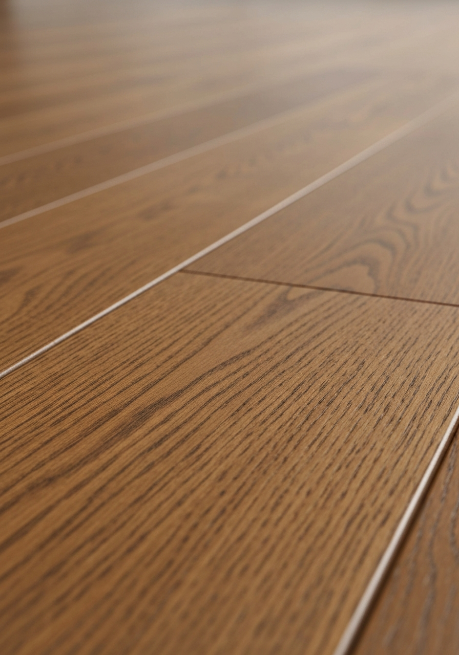Close-up of a premium timber floor surface showing a beautiful matte finish catching the light