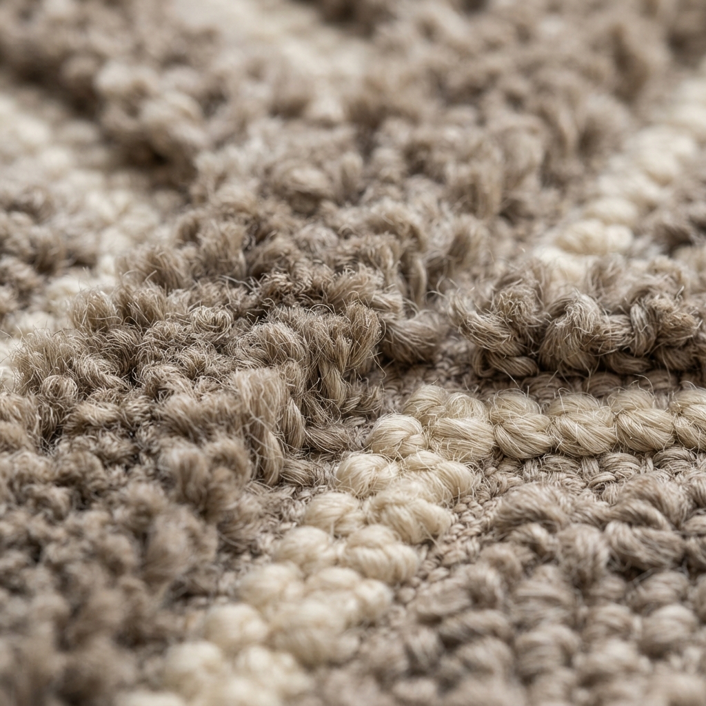 Cut and Loop carpet fibre construction icon