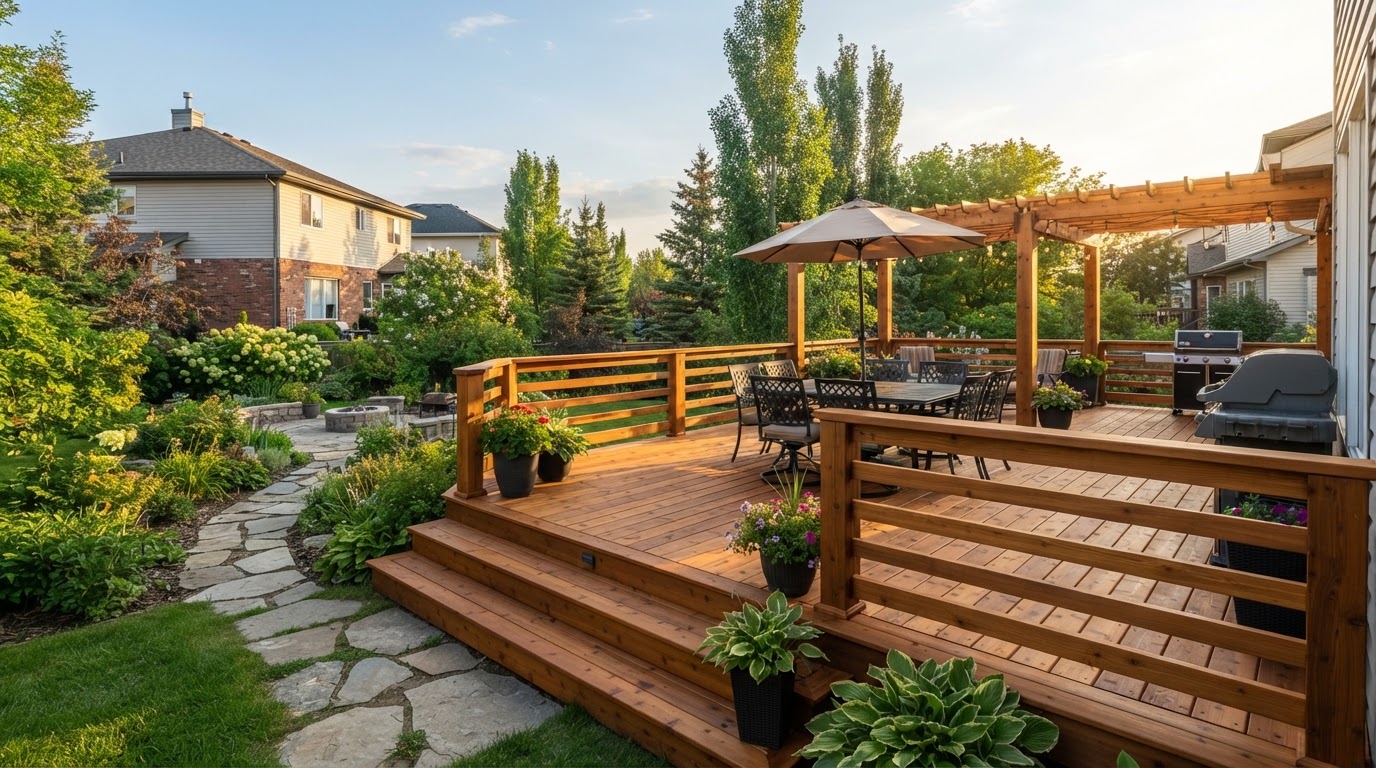 Decking & Outdoor Improvements ceiling finishing and drywall repairs by CMB Handyman Services in Saskatoon