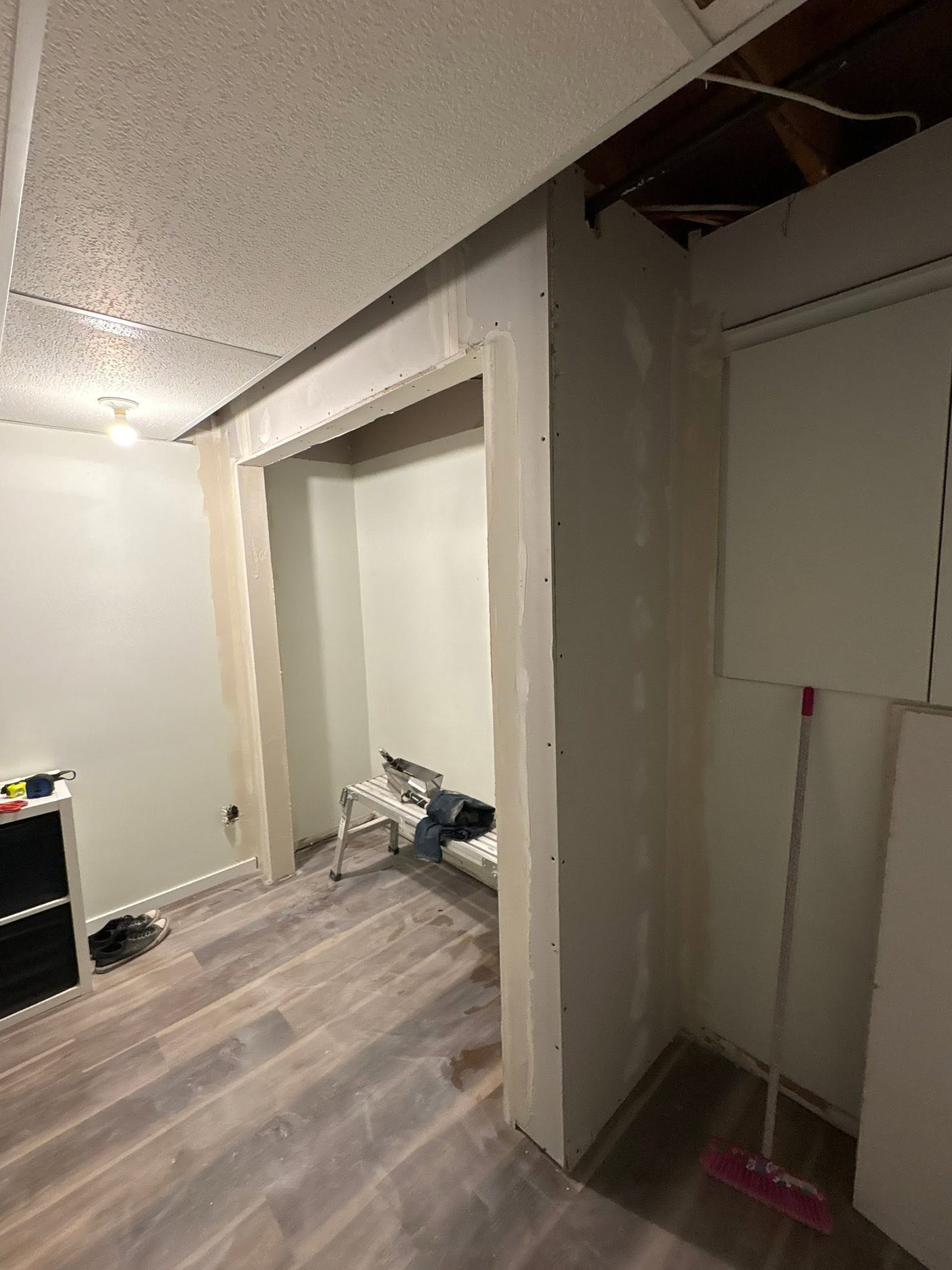 Repairing doorknob holes — CMB Handyman Services handyman project in Saskatoon