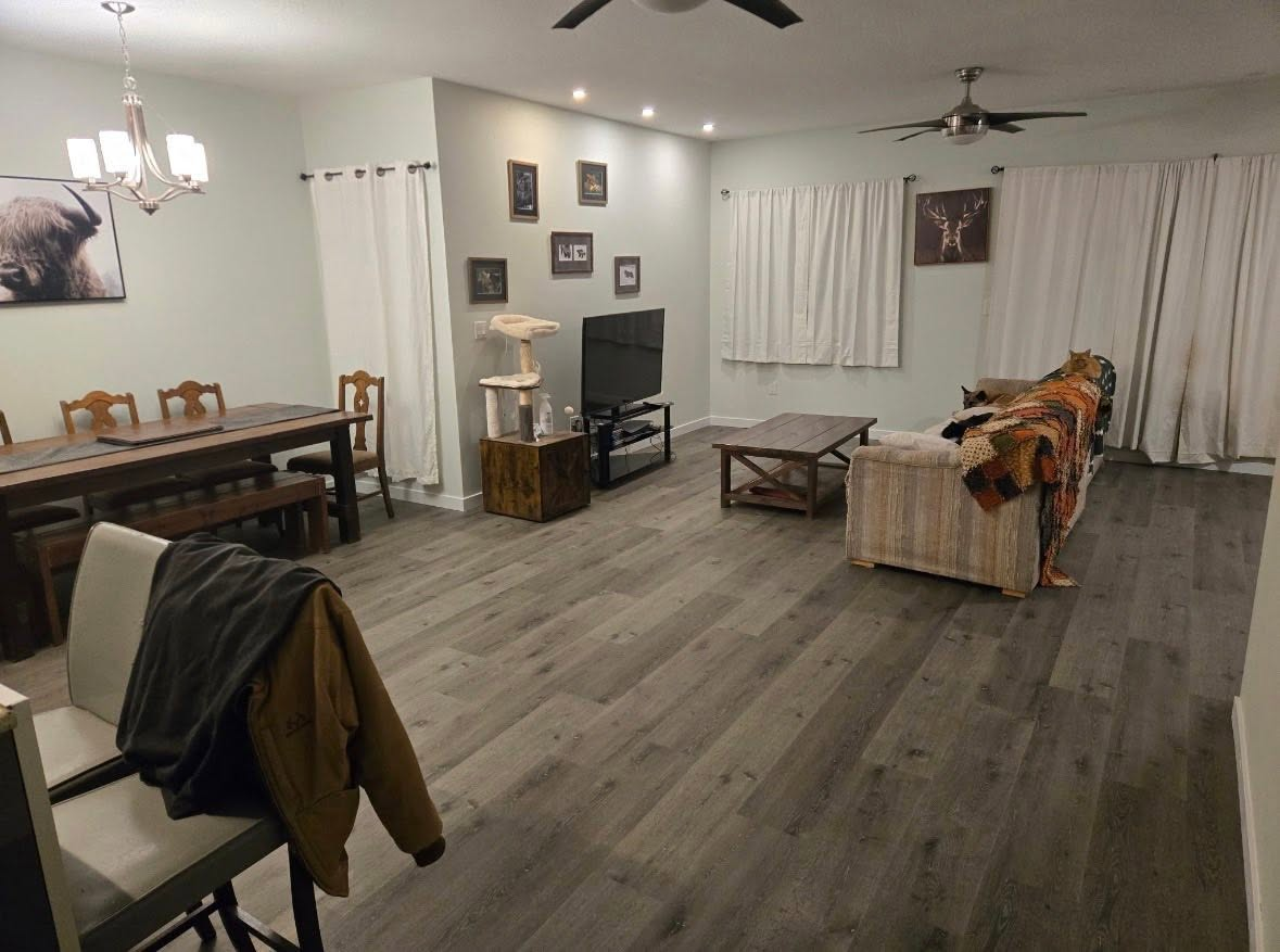 LVP and laminate installation — CMB Handyman Services handyman project in Saskatoon