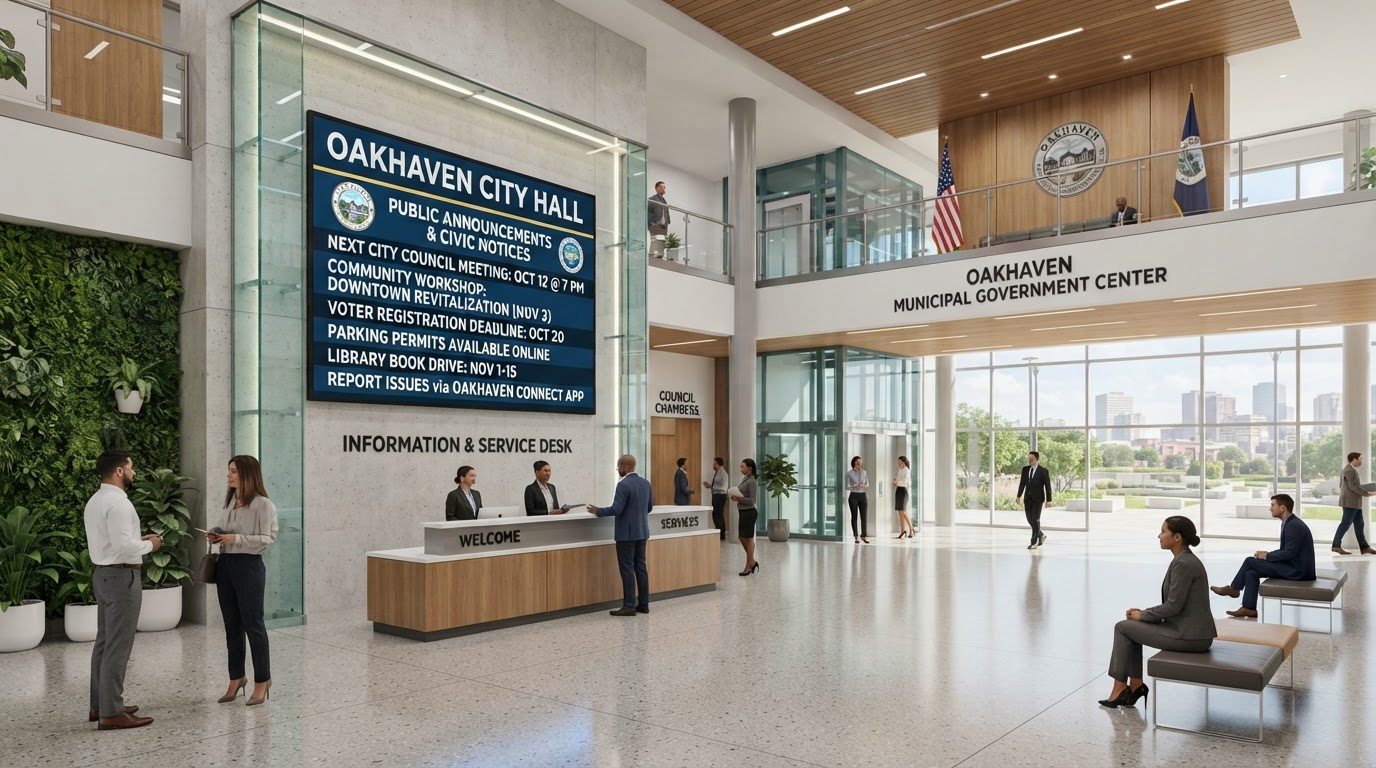 Government & Municipal Digital Signage