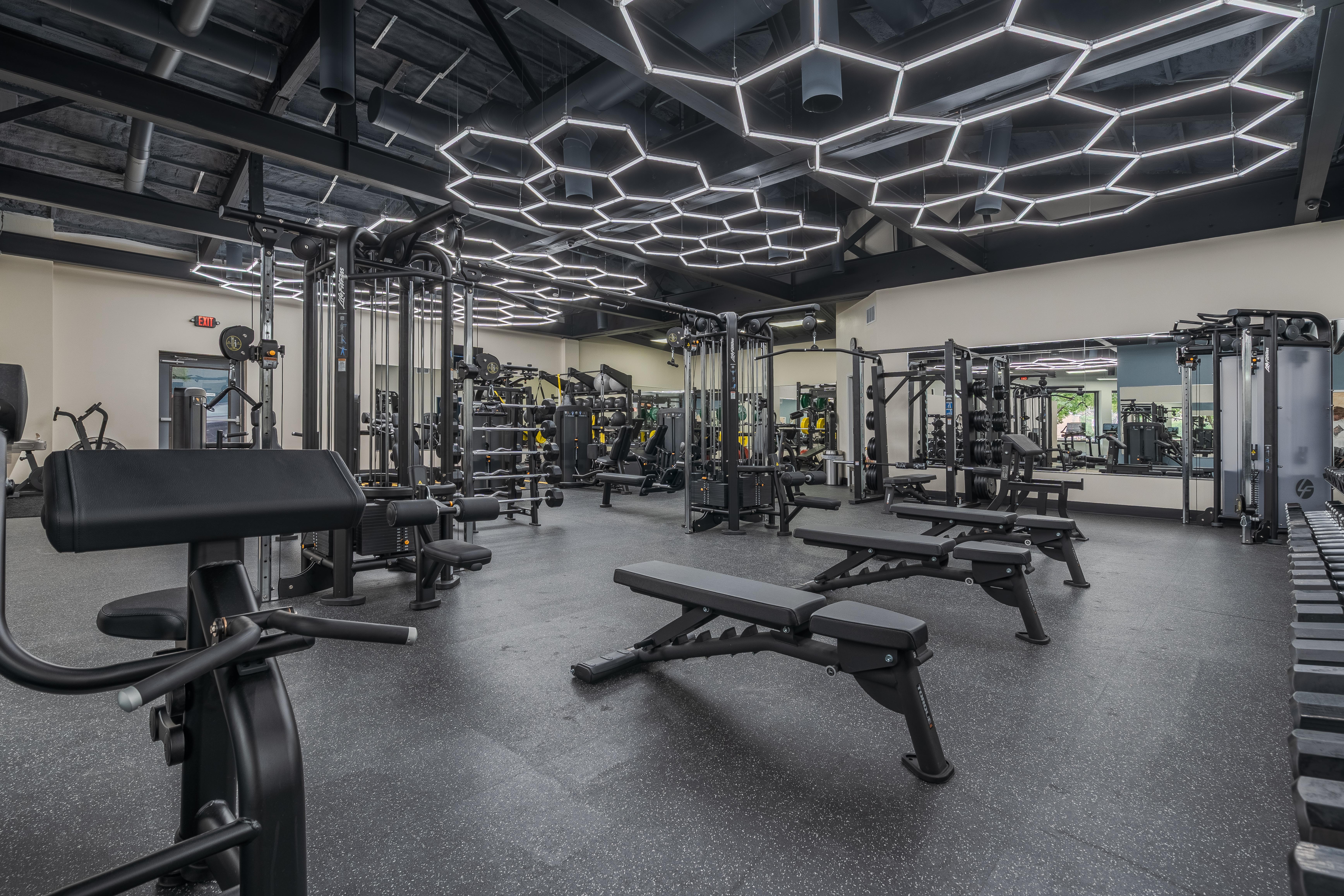 502 Fitness Gym Interior and Equipment in New Castle Colorado