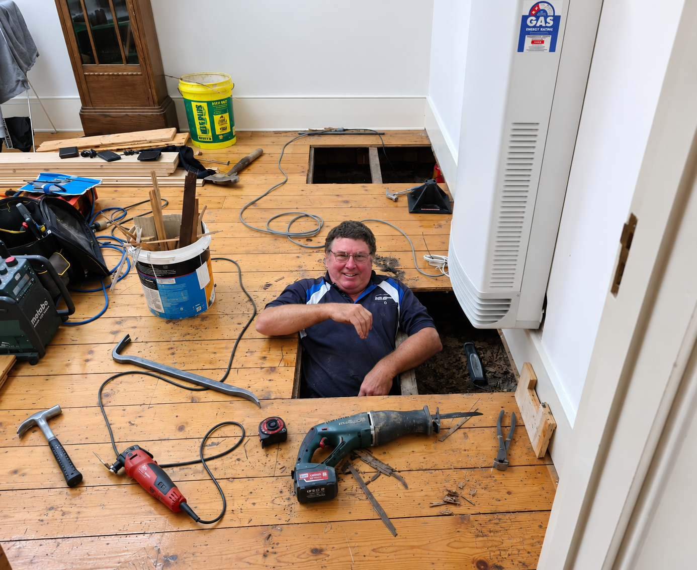 Russell Lambe, founder and lead builder at RGH Home Improvements in Melbourne