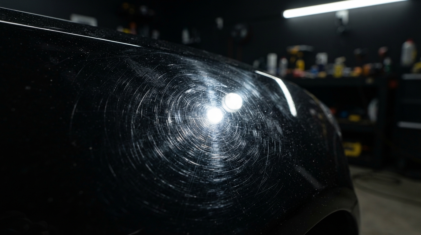 Swirl Marks and Spiderwebbing paint defect