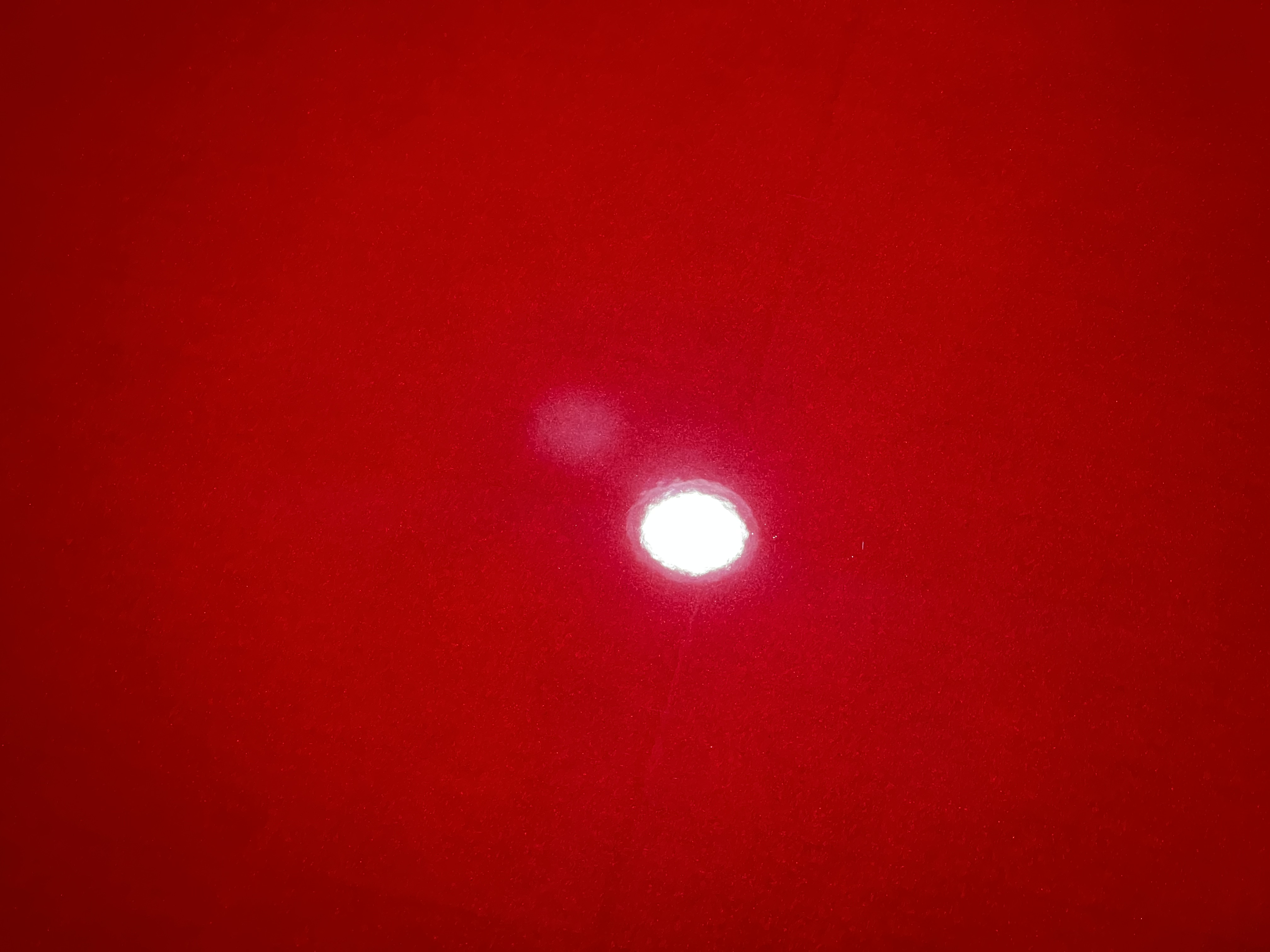 Red Paint Flawless Reflection After Correction