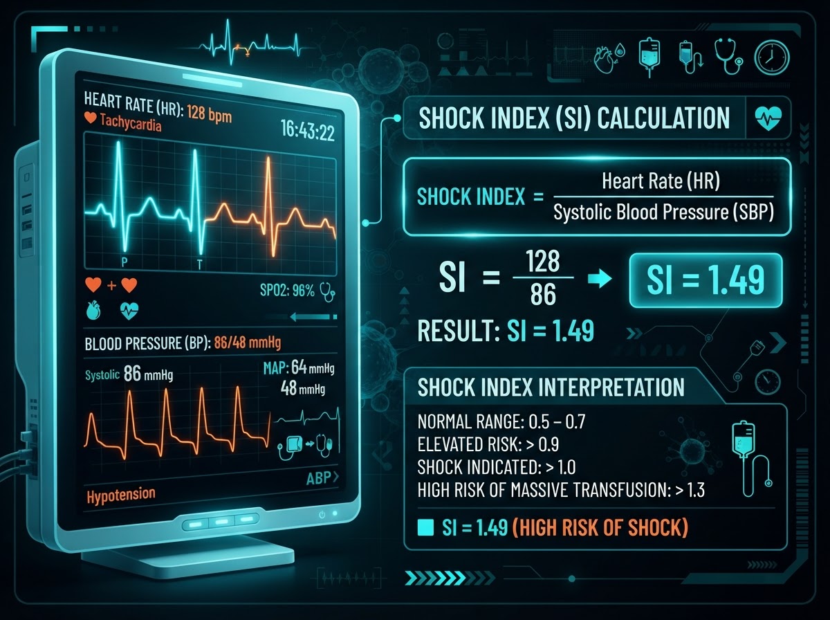 PORQUE SABER CALCULAR O SHOCK-INDEX VAI FAZER VOCÊ BRILHAR
