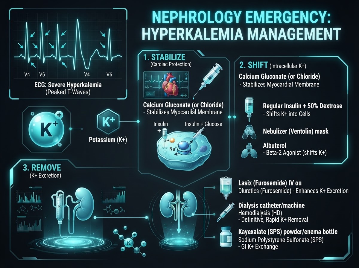 MANEJANDO UMA HIPERCALEMIA COMO UM NEFROLOGISTA