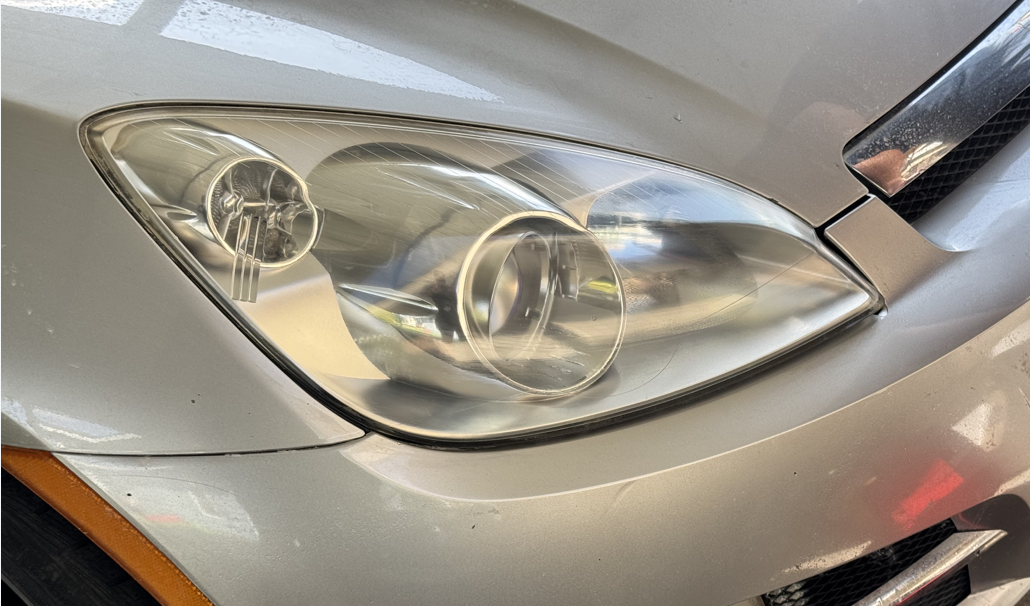 Clear headlight after restoration in Corpus Christi by LumaClear