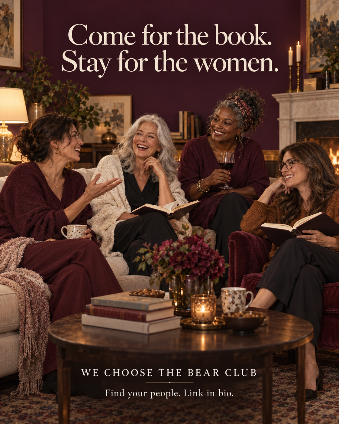 A book club that goes off topic