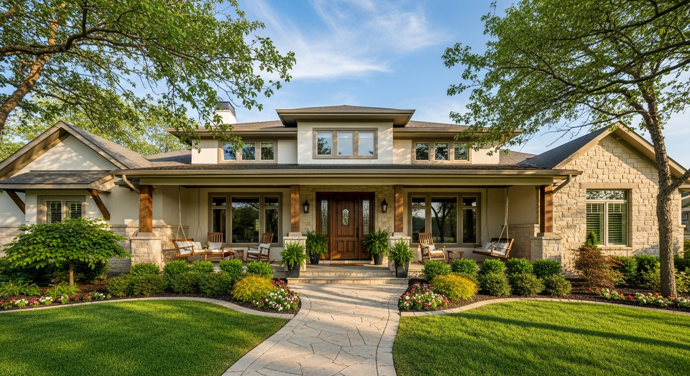 Beautiful family home with front porch