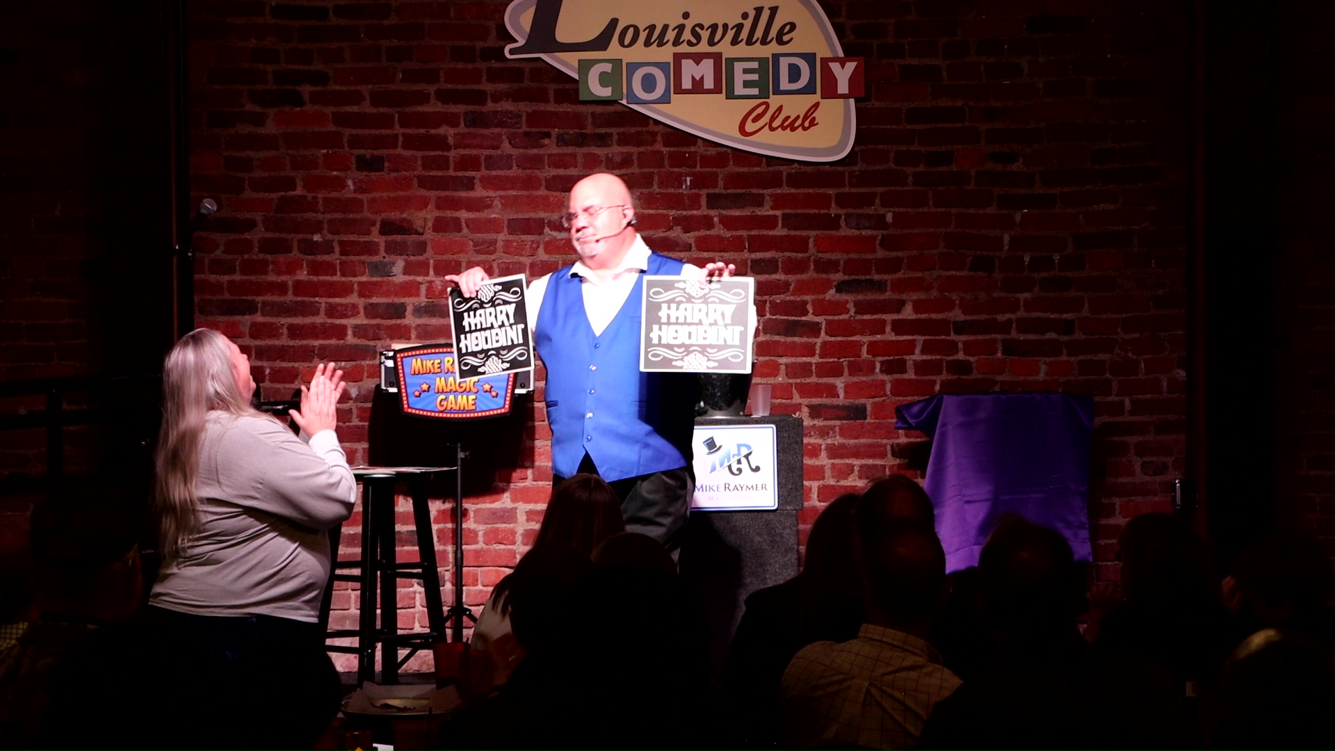 Mike Raymer performing at Louisville Comedy Club